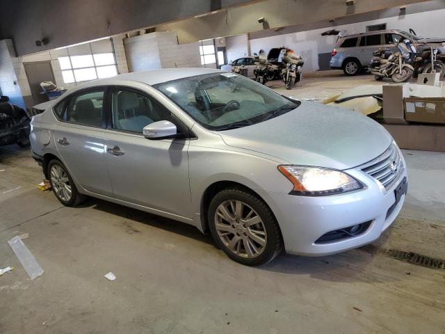 3N1AB7AP5DL628229 - 2013 NISSAN SENTRA S SILVER photo 4