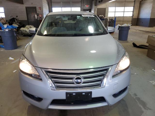 3N1AB7AP5DL628229 - 2013 NISSAN SENTRA S SILVER photo 5