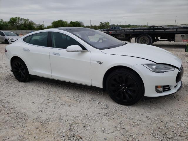 5YJSA1DP8DFP25355 - 2013 TESLA MODEL S Սպիտակ լուսանկար 4