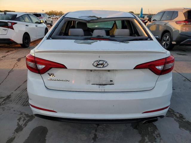 5NPE24AF4GH371041 - 2016 HYUNDAI SONATA SE WHITE photo 6