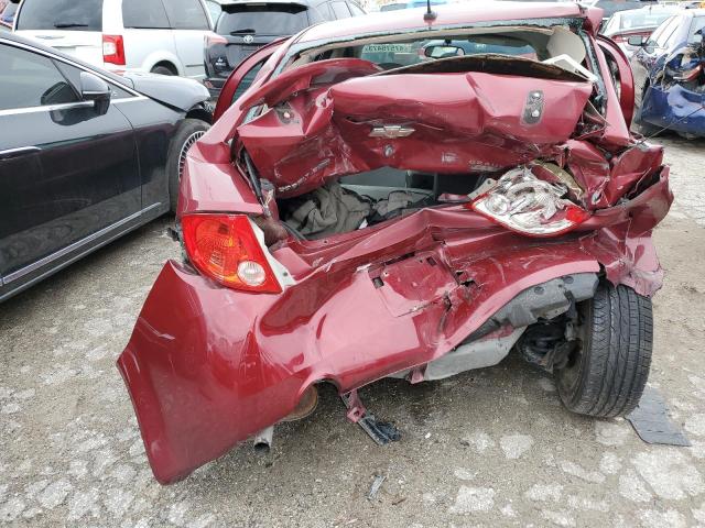 1G1AM58B087324332 - 2008 CHEVROLET COBALT SPORT RED photo 6