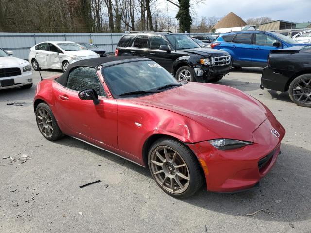 JM1NDAB75H0123363 - 2017 MAZDA MX-5 MIATA SPORT RED photo 4