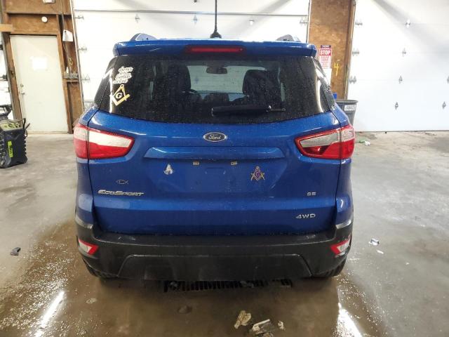 MAJ6S3GL0LC323544 - 2020 FORD ECOSPORT SE BLUE photo 6