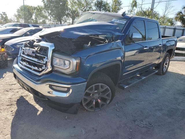 3GTP1NEC4HG154410 - 2017 GMC SIERRA C1500 SLT BLUE photo 1