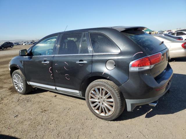 2LMDJ6JK6BBJ14443 - 2011 LINCOLN MKX BLACK photo 2