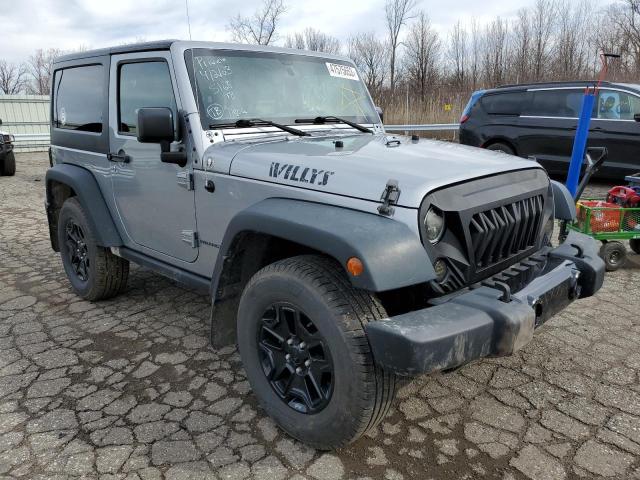 1C4AJWAG7FL575168 - 2015 JEEP WRANGLER SPORT GRAY photo 4