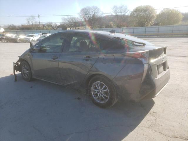 JTDKBRFU6H3556907 - 2017 TOYOTA PRIUS GRAY photo 2