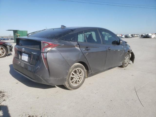 JTDKBRFU6H3556907 - 2017 TOYOTA PRIUS GRAY photo 3