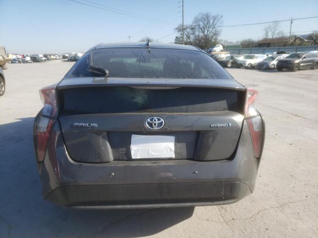 JTDKBRFU6H3556907 - 2017 TOYOTA PRIUS GRAY photo 6