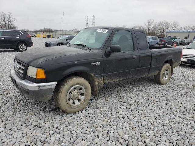 1FTYR14U42TA46332 - 2002 FORD RANGER SUPER CAB BLACK photo 1