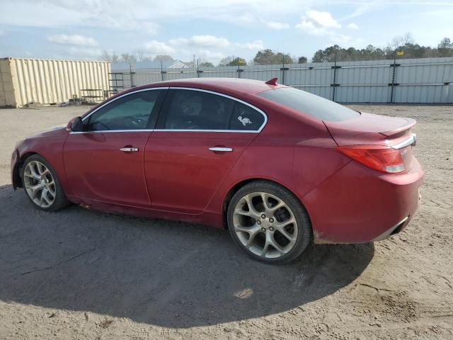 2G4GV5GV4C9205826 - 2012 BUICK REGAL GS Қызыл фото 2