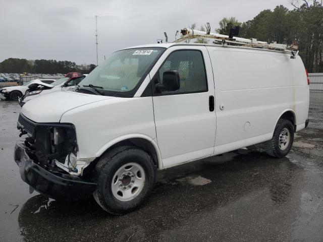 1GCGG25CX91110649 - 2009 CHEVROLET EXPRESS G2 WHITE photo 1