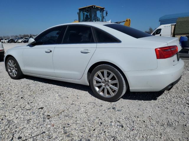 WAUDFAFC7DN038130 - 2013 AUDI A6 PREMIUM PLUS WHITE photo 2