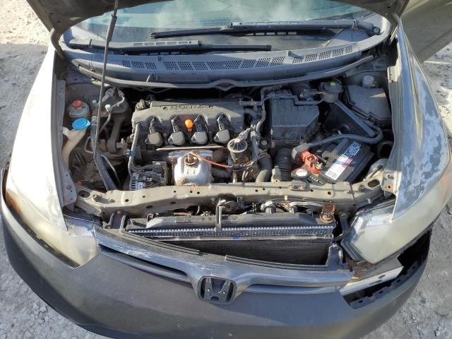 2HGFG11837H543091 - 2007 HONDA CIVIC EX GRAY photo 11