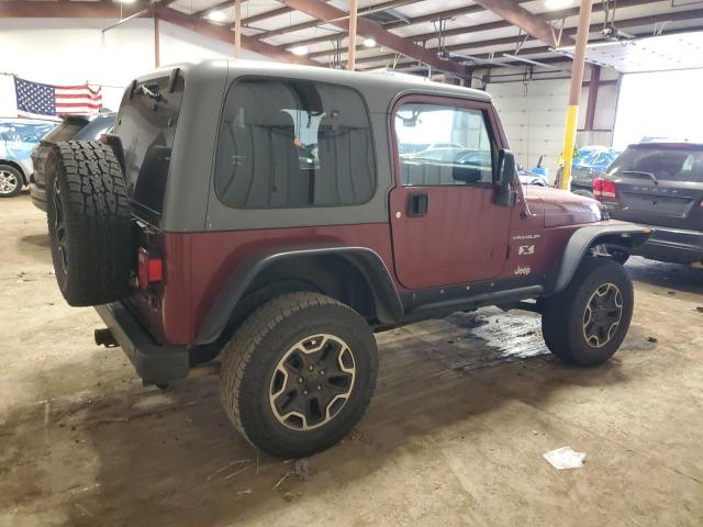 1J4FA39SX6P764736 - 2006 JEEP WRANGLER X BURGUNDY photo 3