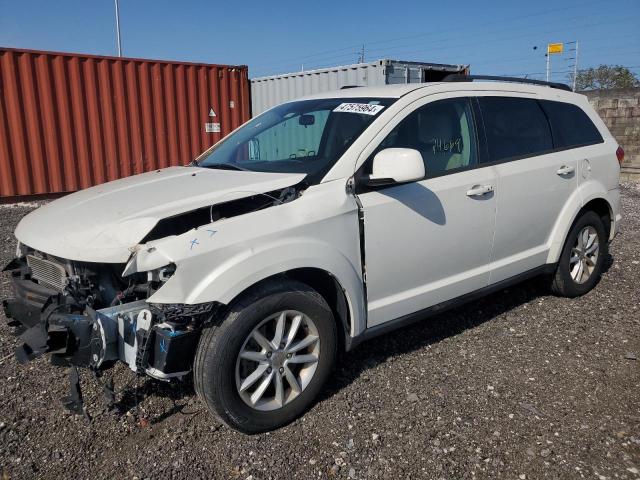 3C4PDCBG8ET142704 - 2014 DODGE JOURNEY SXT WHITE photo 1