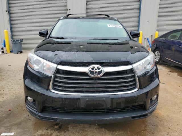 5TDJKRFH1GS258101 - 2016 TOYOTA HIGHLANDER XLE შავი ფოტო 5