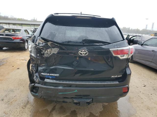 5TDJKRFH1GS258101 - 2016 TOYOTA HIGHLANDER XLE შავი ფოტო 6