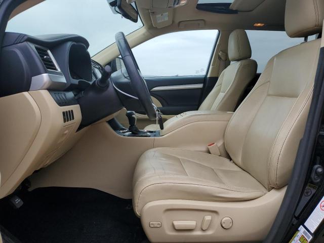 5TDJKRFH1GS258101 - 2016 TOYOTA HIGHLANDER XLE შავი ფოტო 7