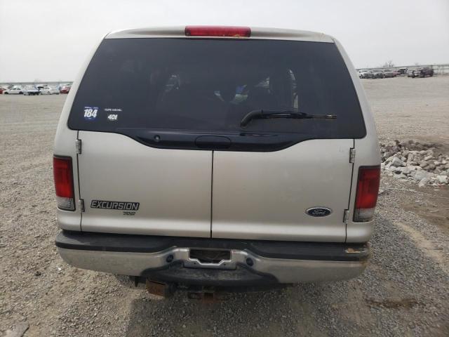 1FMNU41S55EB25616 - 2005 FORD EXCURSION XLT SILVER photo 6