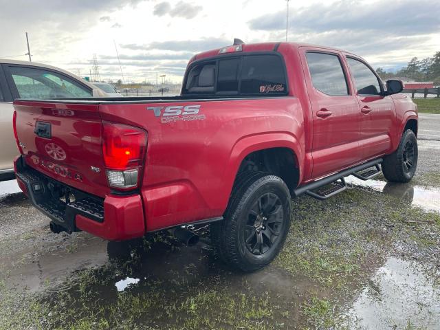 5TFCZ5AN1MX257689 - 2021 TOYOTA TACOMA DOUBLE CAB RED photo 4