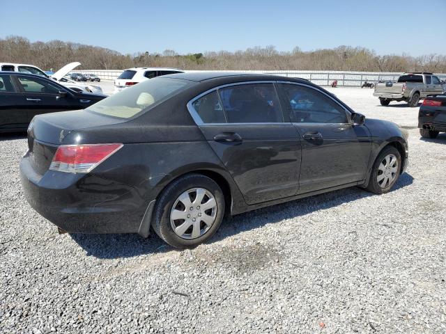 1HGCP26308A161347 - 2008 HONDA ACCORD LX BLACK photo 3