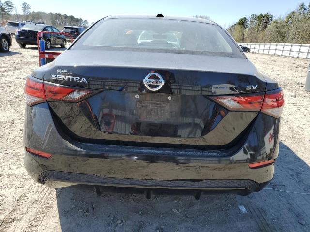 3N1AB8CV1LY296521 - 2020 NISSAN SENTRA SV BLACK photo 6