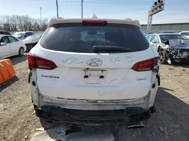 5NMZU3LBXJH056362 - 2018 HYUNDAI SANTA FE S WHITE photo 6