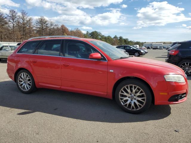 WAUKF78E98A169856 - 2008 AUDI A4 2.0T AVANT QUATTRO RED photo 4