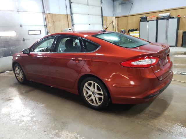 3FA6P0H72ER290505 - 2014 FORD FUSION SE BURGUNDY photo 2