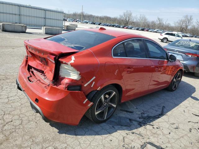 YV1902FHXD2187820 - 2013 VOLVO S60 T6 RED photo 3