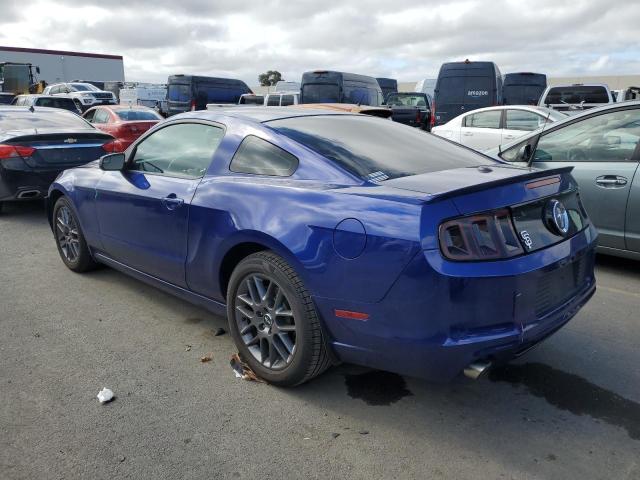 1ZVBP8AM2E5215424 - 2014 FORD MUSTANG BLUE photo 2