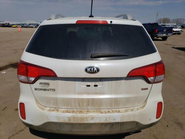 5XYKTCA67FG587093 - 2015 KIA SORENTO LX WHITE photo 6