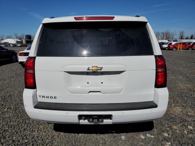 1GNSKBKC0FR618744 - 2015 CHEVROLET TAHOE K1500 LT WHITE photo 6