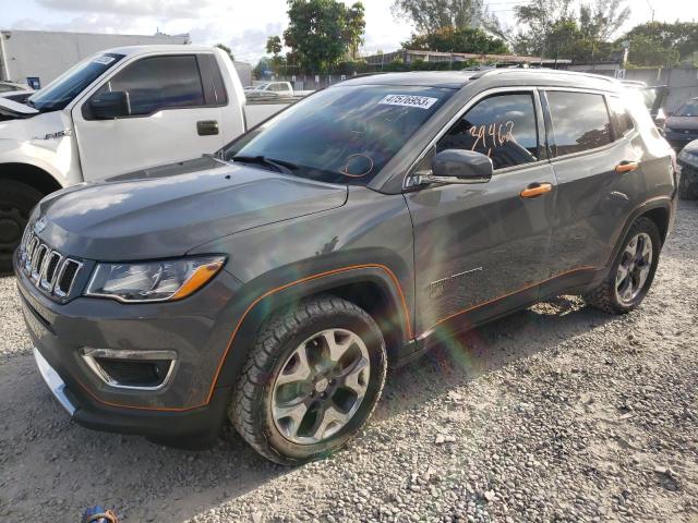 3C4NJCCB3KT802095 - 2019 JEEP COMPASS LIMITED WHITE photo 1