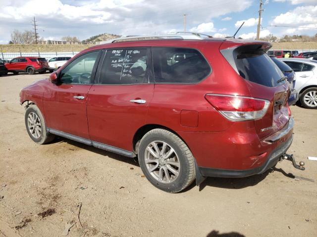 5N1AR2MM3EC715634 - 2014 NISSAN PATHFINDER S Qırmızı foto 2