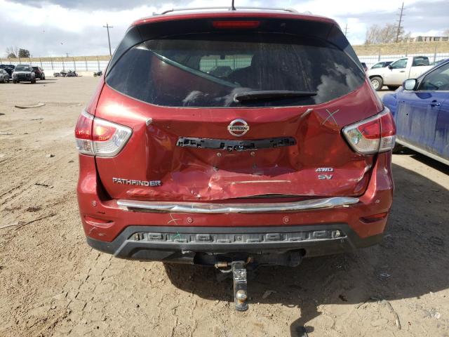 5N1AR2MM3EC715634 - 2014 NISSAN PATHFINDER S Qırmızı foto 6
