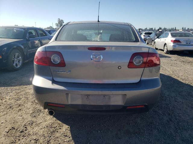 JM1BK12G161485433 - 2006 MAZDA 3 I GRAY photo 6