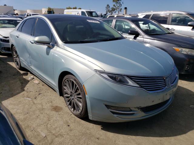 3LN6L2LU3ER813668 - 2014 LINCOLN MKZ HYBRID BLUE photo 4