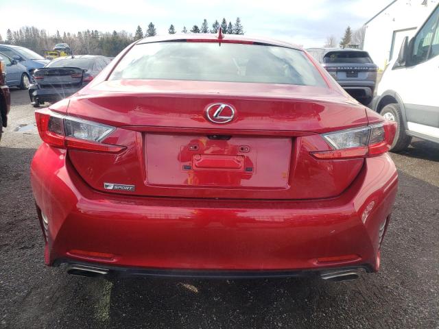 JTHSM5BC1H5002466 - 2017 LEXUS RC 300 RED photo 6