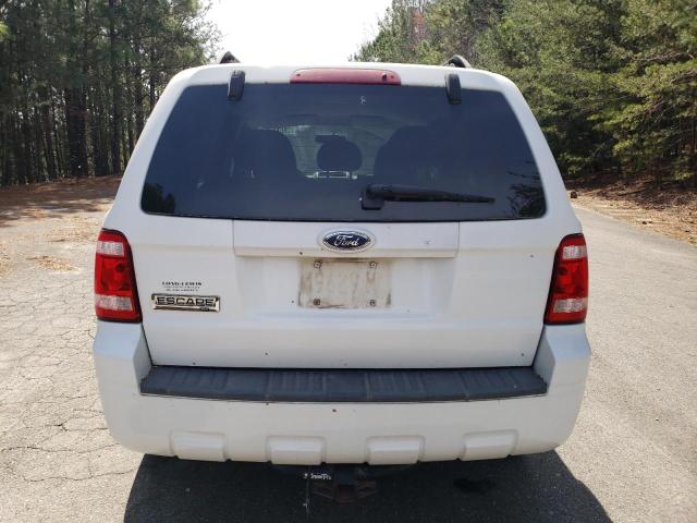 1FMCU03178KC38249 - 2008 FORD ESCAPE XLT WHITE photo 6