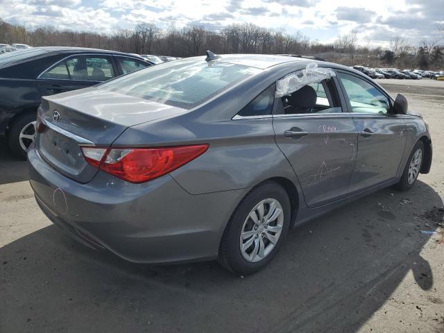 5NPEB4AC8BH062834 - 2011 HYUNDAI SONATA GLS GRAY photo 3