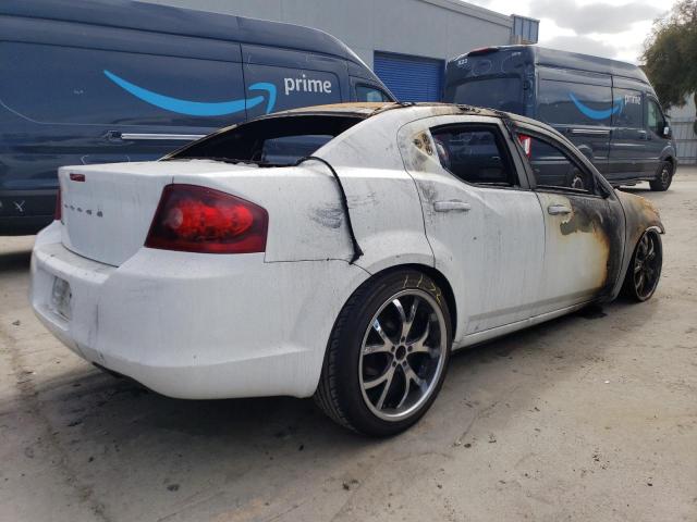 1C3CDZAB8CN243198 - 2012 DODGE AVENGER SE BURN photo 3