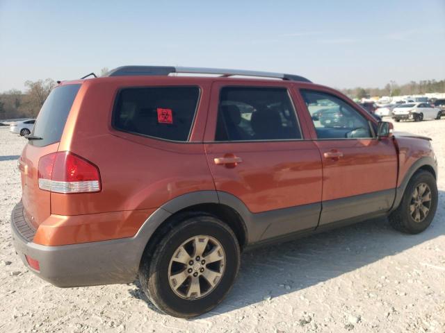 KNDJJ741895022468 - 2009 KIA BORREGO LX ORANGE photo 3