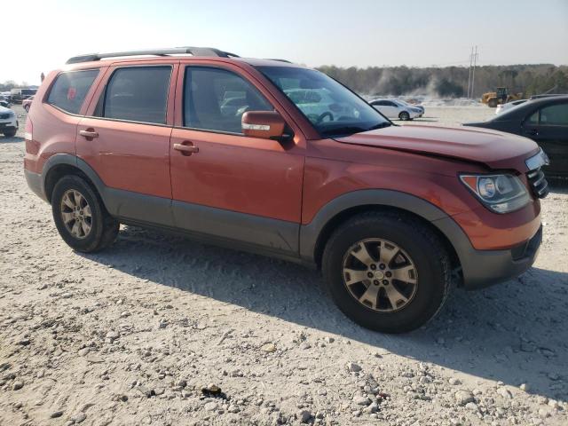 KNDJJ741895022468 - 2009 KIA BORREGO LX ORANGE photo 4