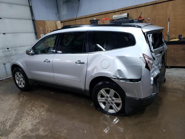 1GNKVGEDXCJ163517 - 2012 CHEVROLET TRAVERSE LT SILVER photo 2