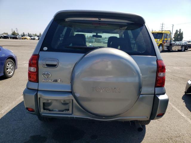 JTEGD20V050067467 - 2005 TOYOTA RAV4 GRAY photo 6