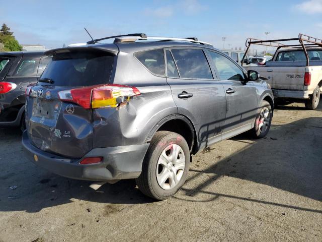 JTMBFREV3ED059625 - 2014 TOYOTA RAV4 LE CHARCOAL photo 3