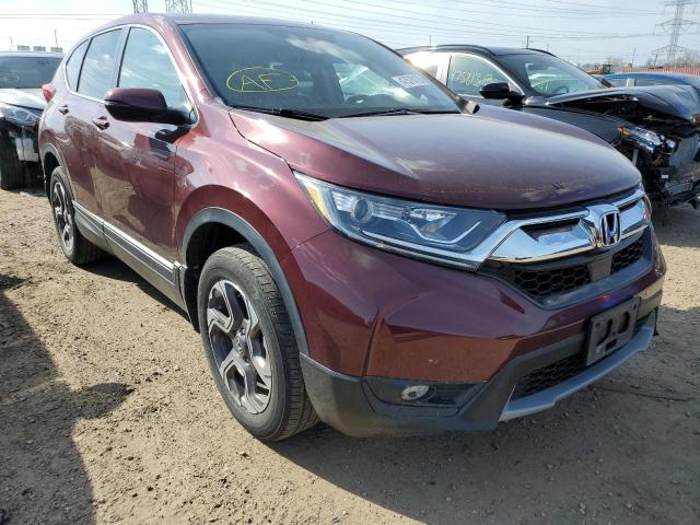 7FARW2H87JE094025 - 2018 HONDA CR-V EXL MAROON photo 4