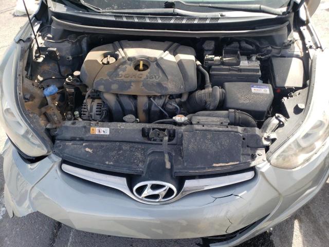 KMHDH4AE5FU359062 - 2015 HYUNDAI ELANTRA SE GRAY photo 11